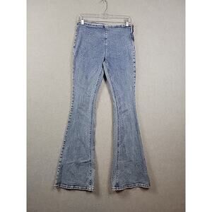 PacSun Light Wash Denim Low Rise Flare Jeans Women's 27 Stretch